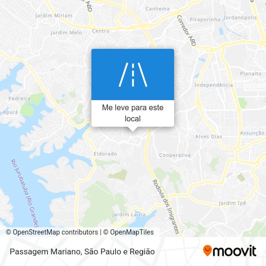 Passagem Mariano mapa
