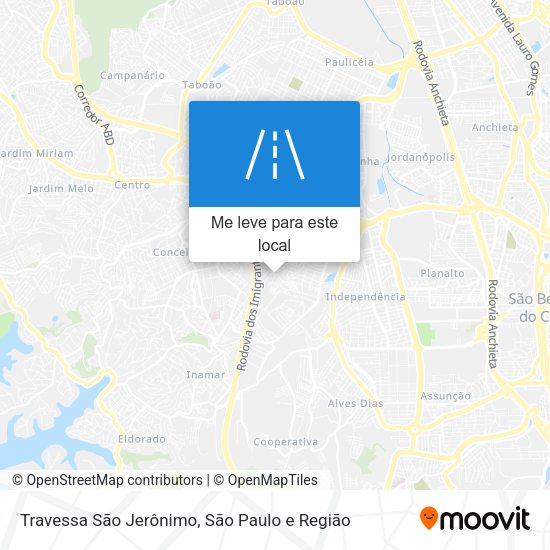 Travessa São Jerônimo mapa