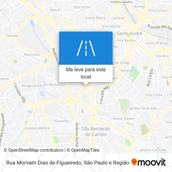 Rua Morvam Dias de Figueiredo mapa