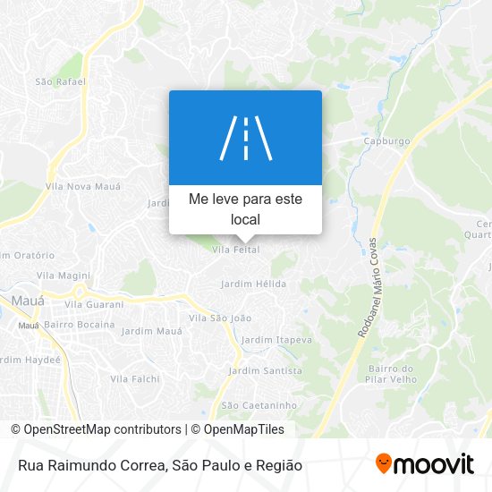 Rua Raimundo Correa mapa