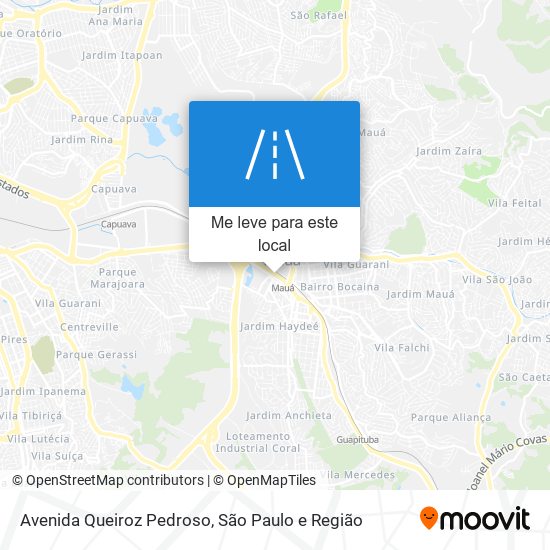 Avenida Queiroz Pedroso mapa