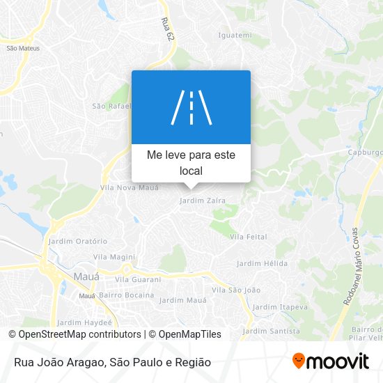 Rua João Aragao mapa