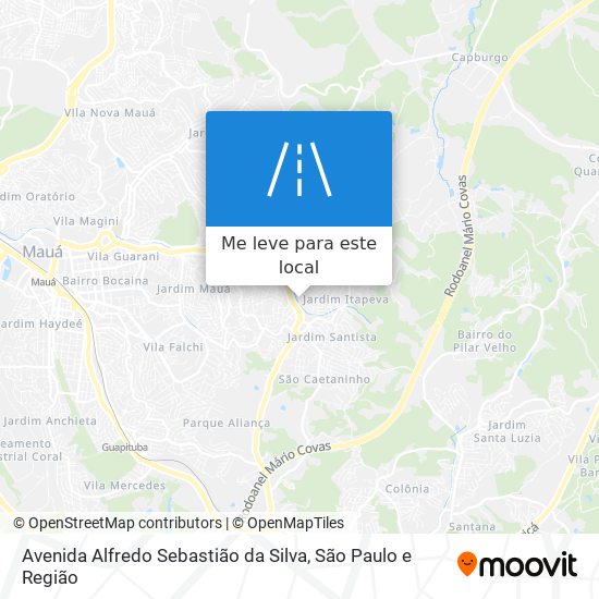 Avenida Alfredo Sebastião da Silva mapa
