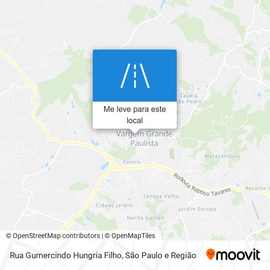 Rua Gumercindo Hungria Filho mapa