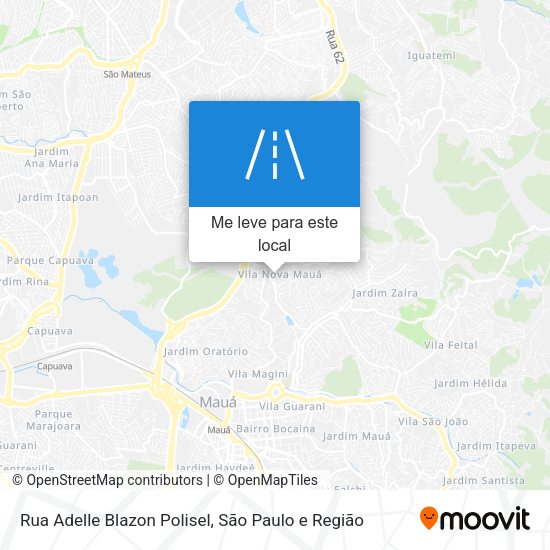 Rua Adelle Blazon Polisel mapa