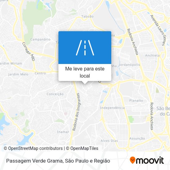 Passagem Verde Grama mapa