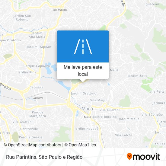 Rua Parintins mapa