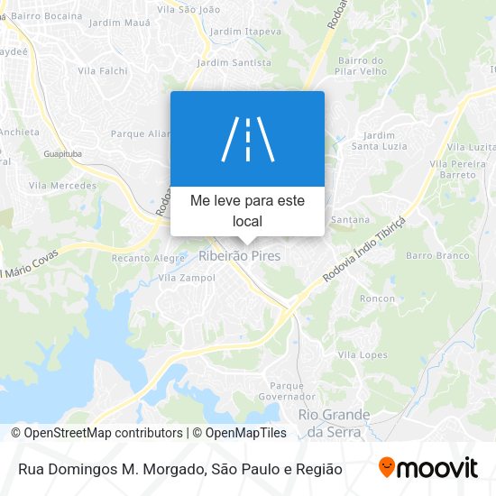 Rua Domingos M. Morgado mapa