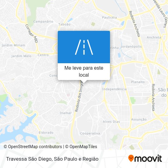 Travessa São Diego mapa