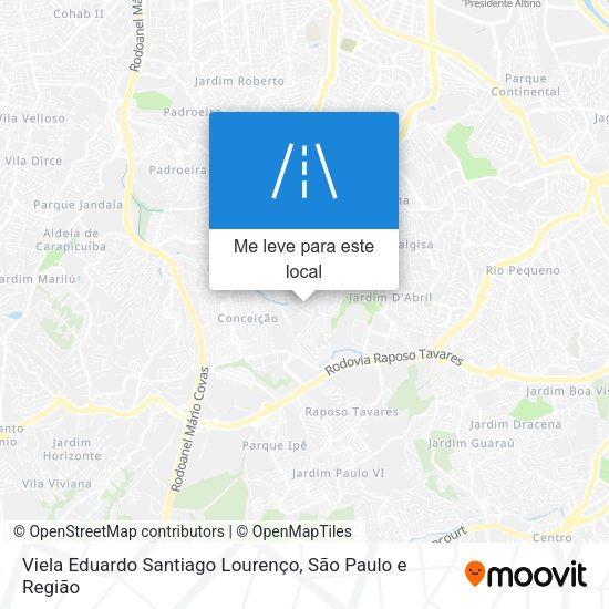 Viela Eduardo Santiago Lourenço mapa