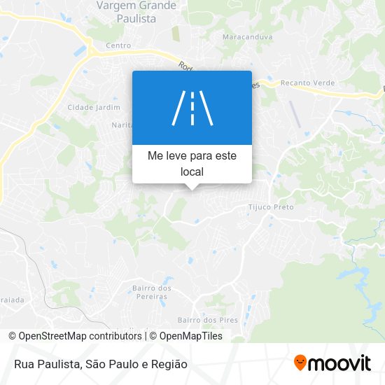 Rua Paulista mapa