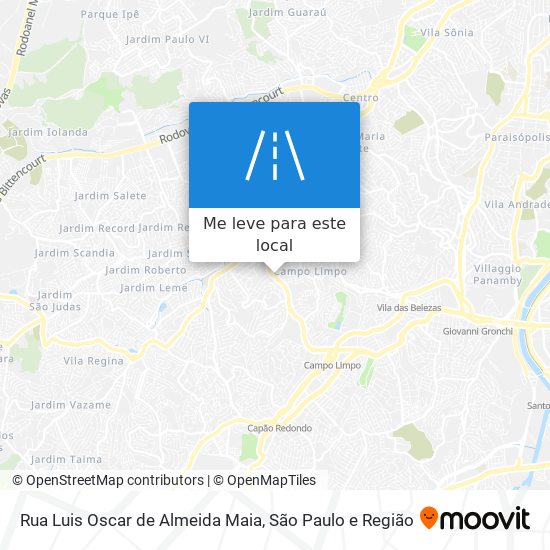 Rua Luis Oscar de Almeida Maia mapa