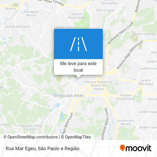 Rua Mar Egeu mapa