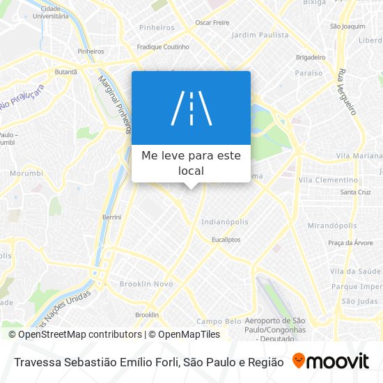 Travessa Sebastião Emílio Forli mapa