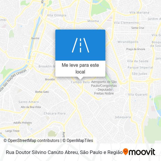 Rua Doutor Silvino Canúto Abreu mapa