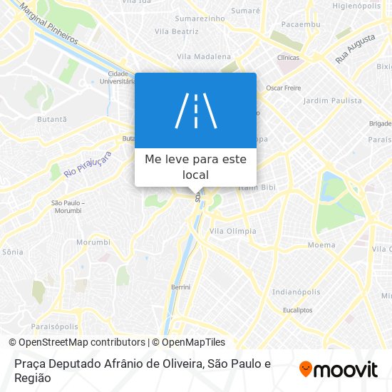 Praça Deputado Afrânio de Oliveira mapa