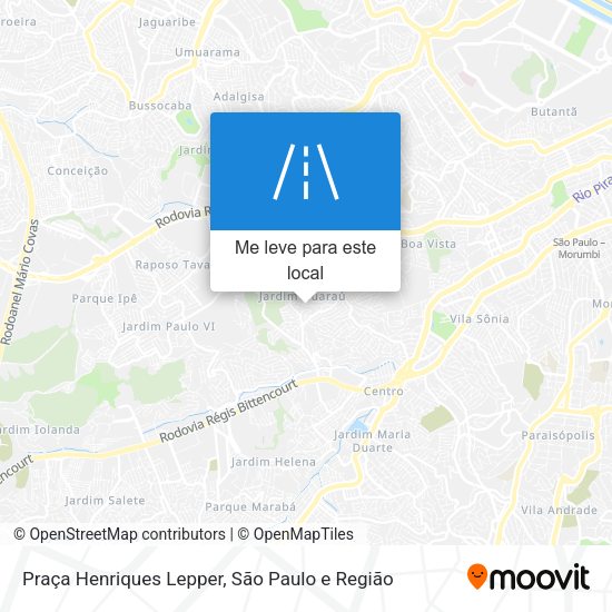 Praça Henriques Lepper mapa