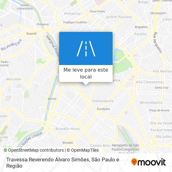 Travessa Reverendo Álvaro Simões mapa