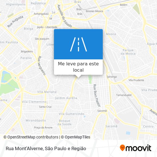 Rua Mont'Alverne mapa