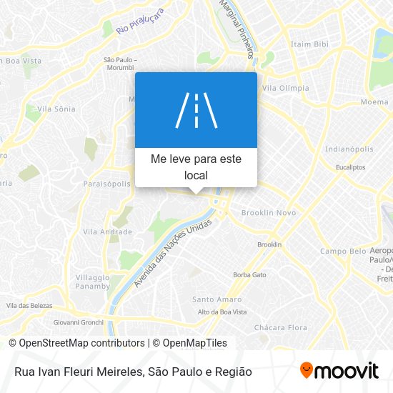 Rua Ivan Fleuri Meireles mapa