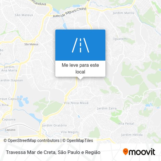 Travessa Mar de Creta mapa