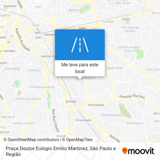 Praça Doutor Eulógio Emílio Martinez mapa