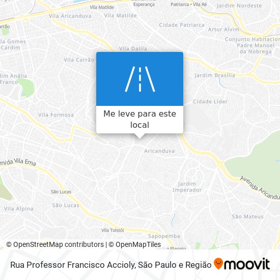 Rua Professor Francisco Accioly mapa