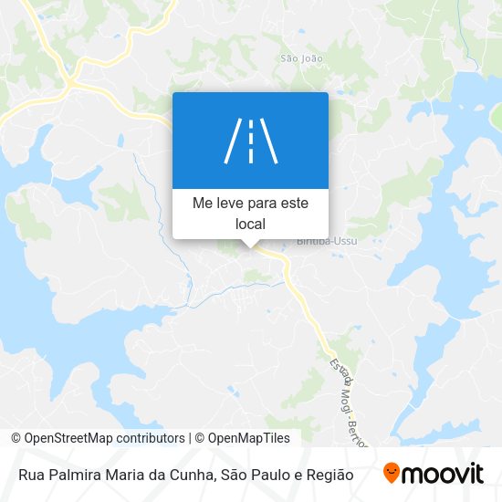 Rua Palmira Maria da Cunha mapa