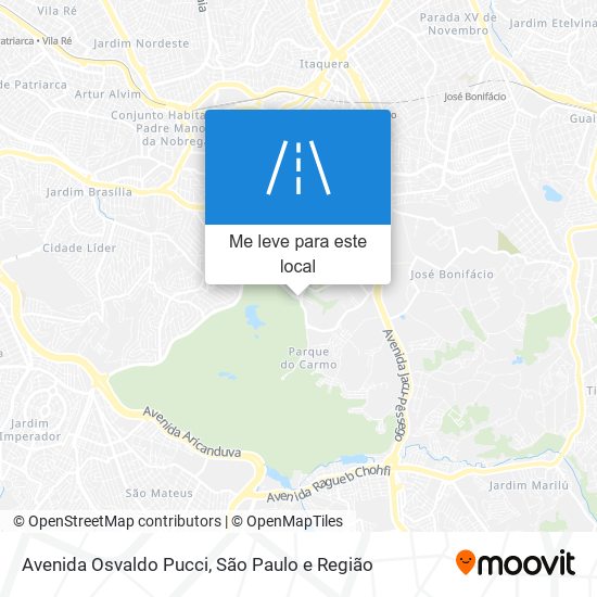 Avenida Osvaldo Pucci mapa