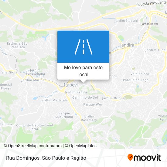 Rua Domingos mapa