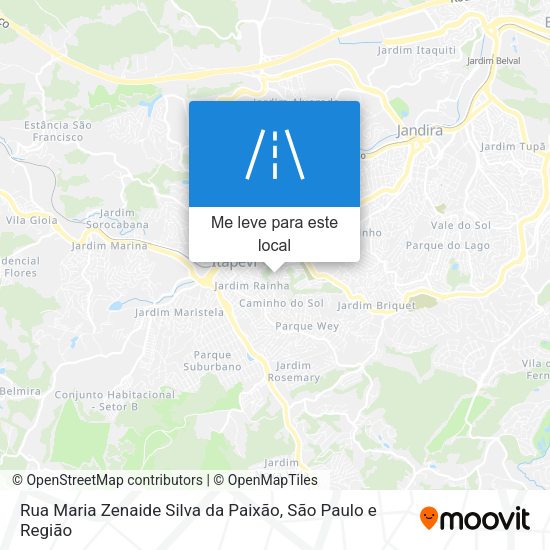 Rua Maria Zenaide Silva da Paixão mapa