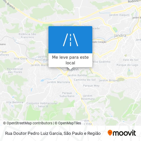 Rua Doutor Pedro Luiz Garcia mapa