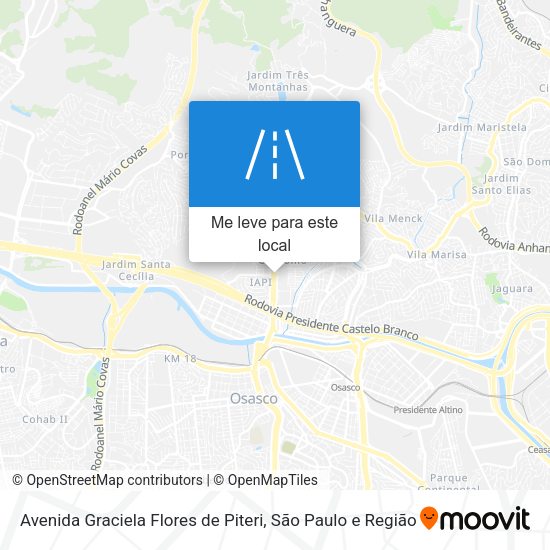 Avenida Graciela Flores de Piteri mapa