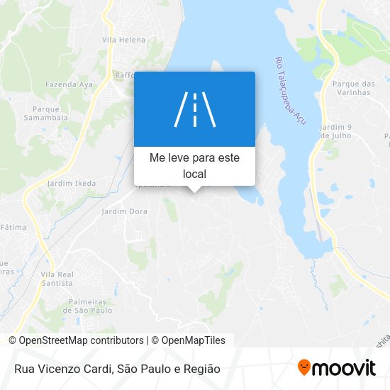 Rua Vicenzo Cardi mapa