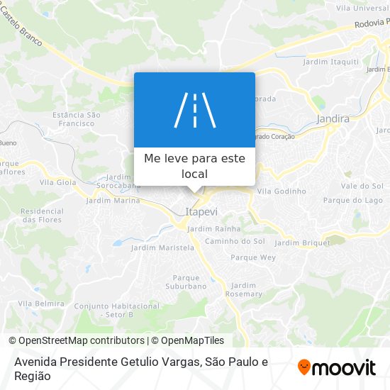 Avenida Presidente Getulio Vargas mapa