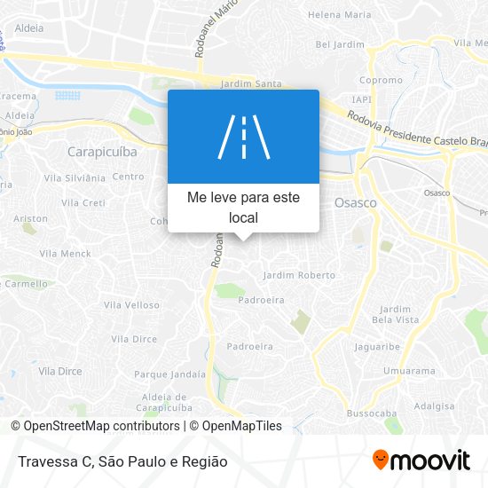 Travessa C mapa