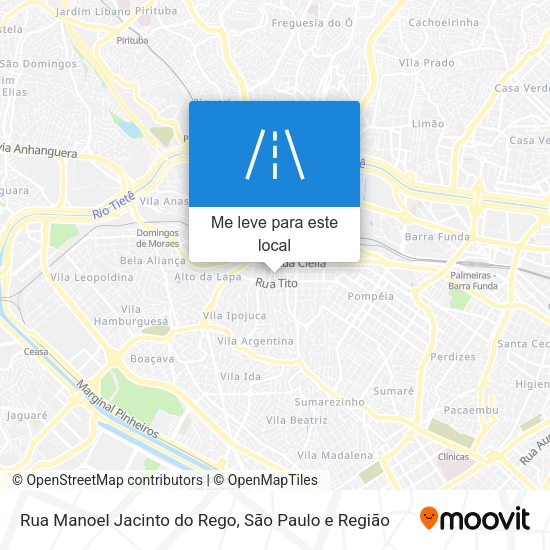 Rua Manoel Jacinto do Rego mapa