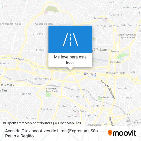 Avenida Otaviano Alves de Lima (Expressa) mapa