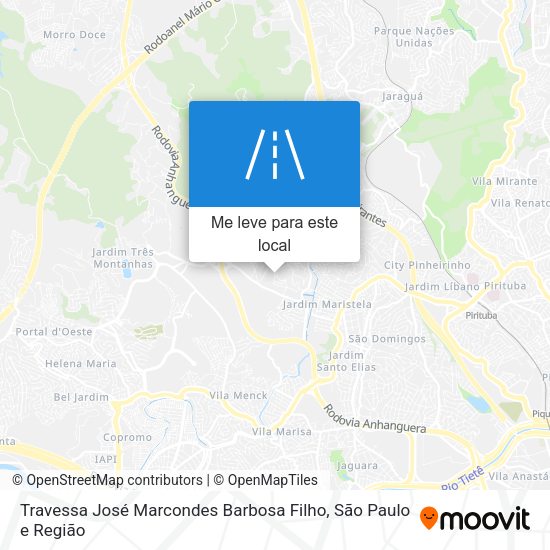 Travessa José Marcondes Barbosa Filho mapa