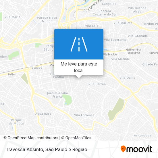 Travessa Absinto mapa