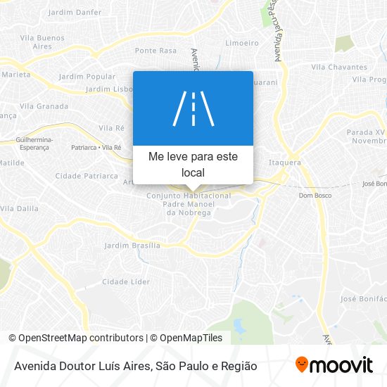 Avenida Doutor Luís Aires mapa