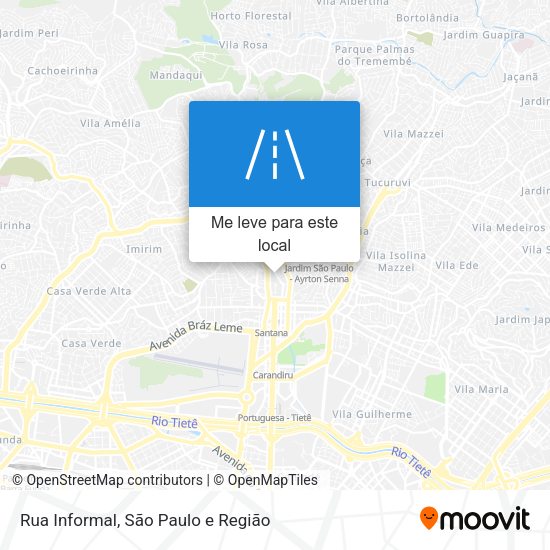 Rua Informal mapa