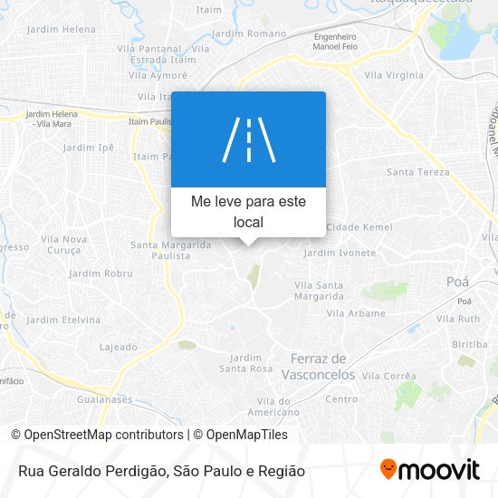 Rua Geraldo Perdigão mapa