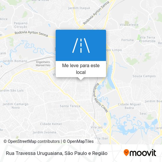 Rua Travessa Uruguaiana mapa
