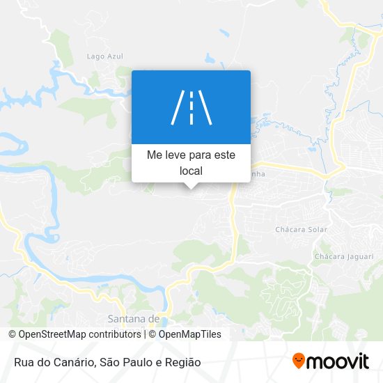 Rua do Canário mapa