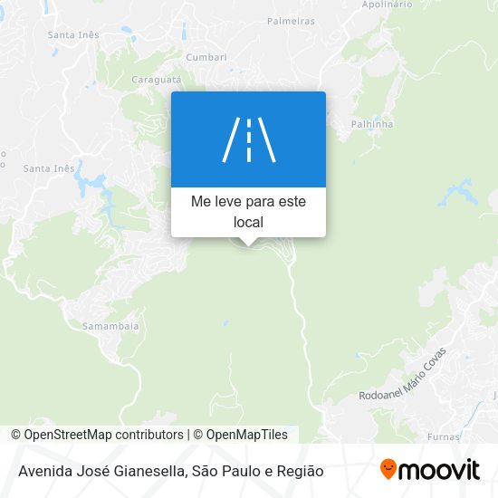 Avenida José Gianesella mapa