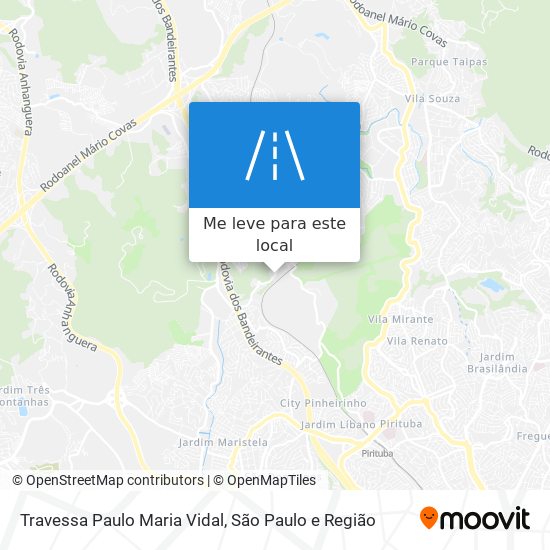 Travessa Paulo Maria Vidal mapa