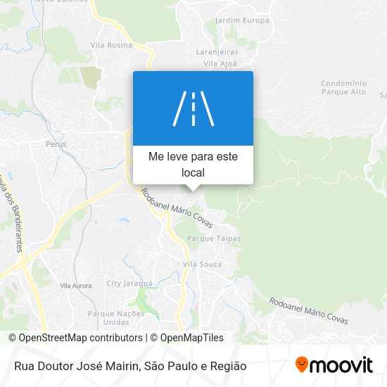 Rua Doutor José Mairin mapa