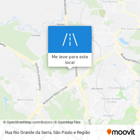 Rua Rio Grande da Serra mapa