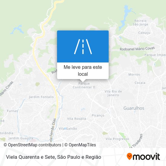 Viela Quarenta e Sete mapa